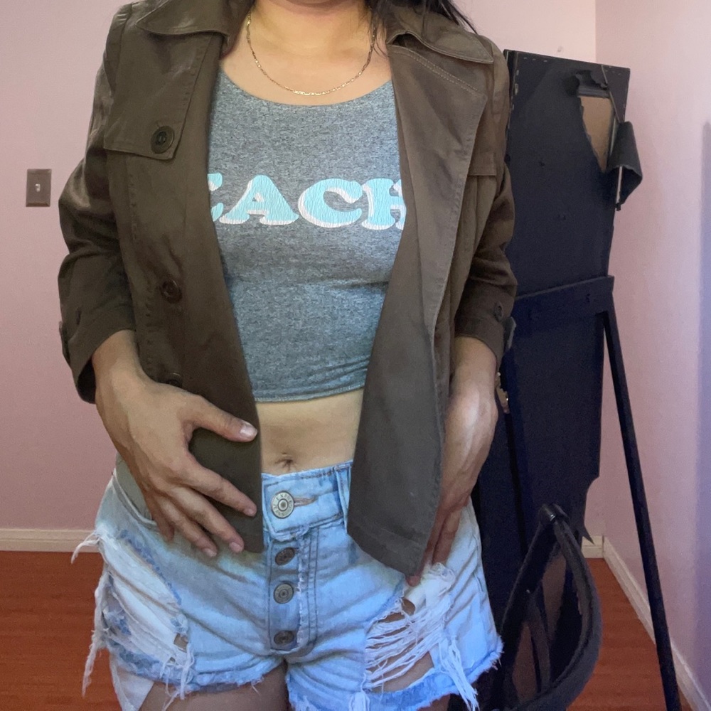 INC brown Blazer Jacket- Petite Small